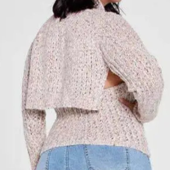 Fashion to Figure Ellie Marled Shrug and Tank Set in Multi Color Size 2 (NWOT) - Picture 4 of 8